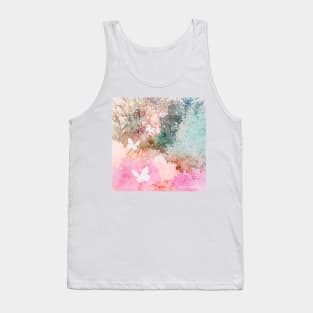 Cotton Candy Forest Butterfly Shrine Tank Top